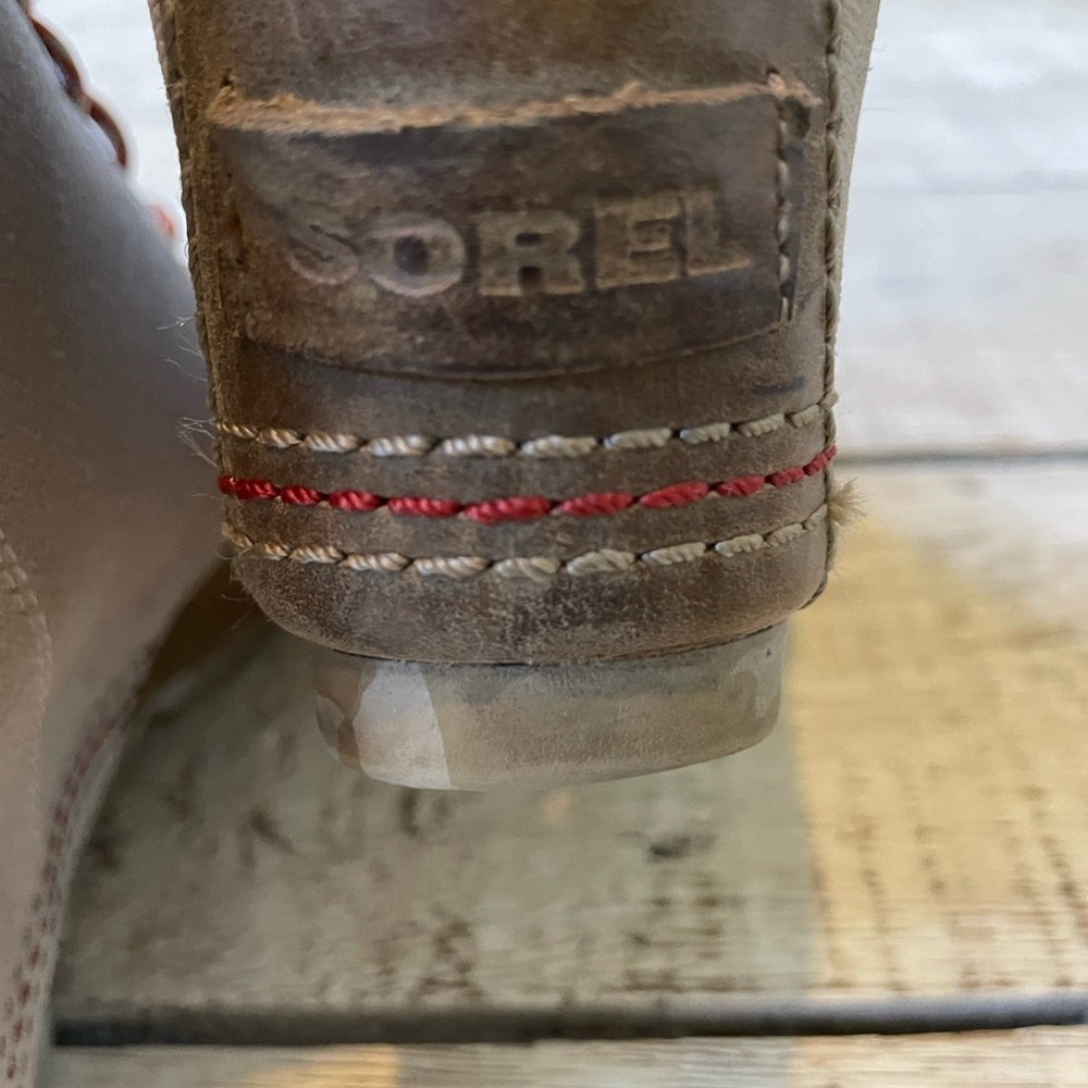Sorel 1964 Premium Canvas Wedge FOSSIL-SANGUINE SOREL's iconic 1964 Premium boot - Picture 7 of 10